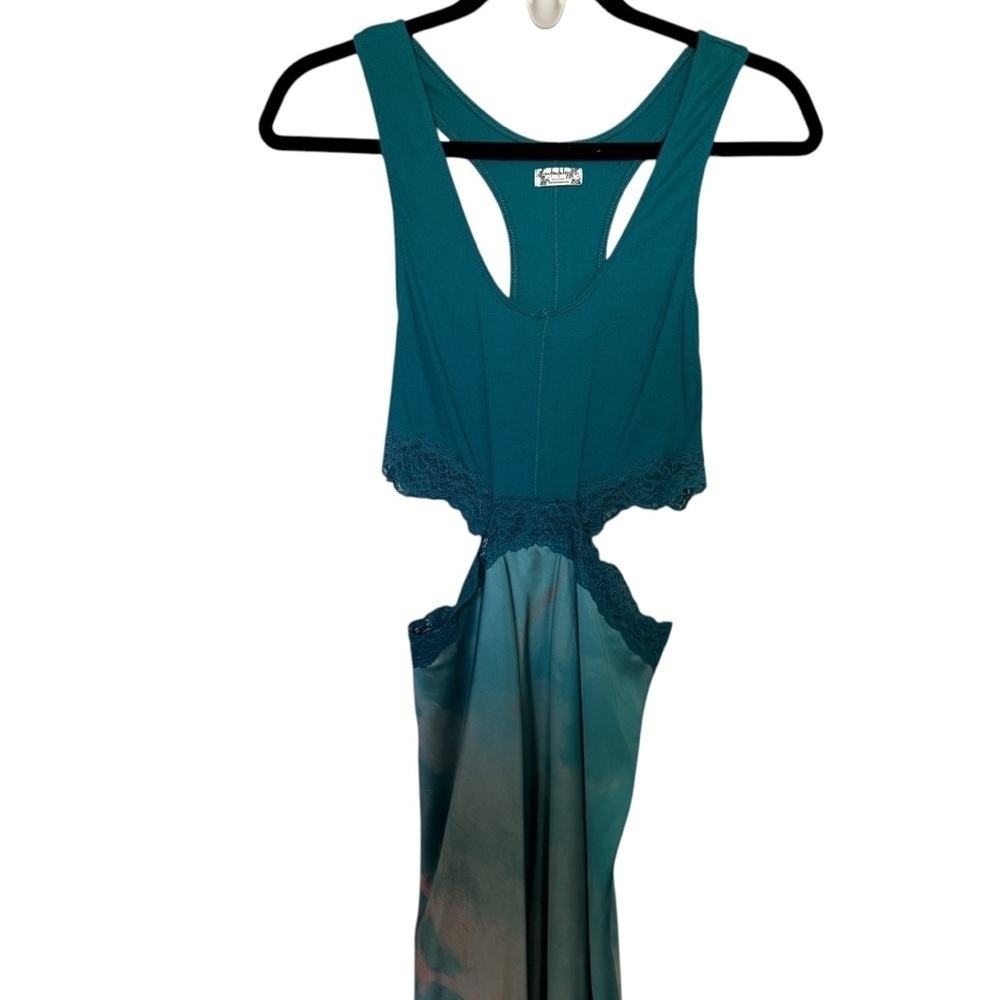 Intimately Free People Playing Favorites Maxi Slip Cut Out Maxi Dress Silky - Picture 7 of 11